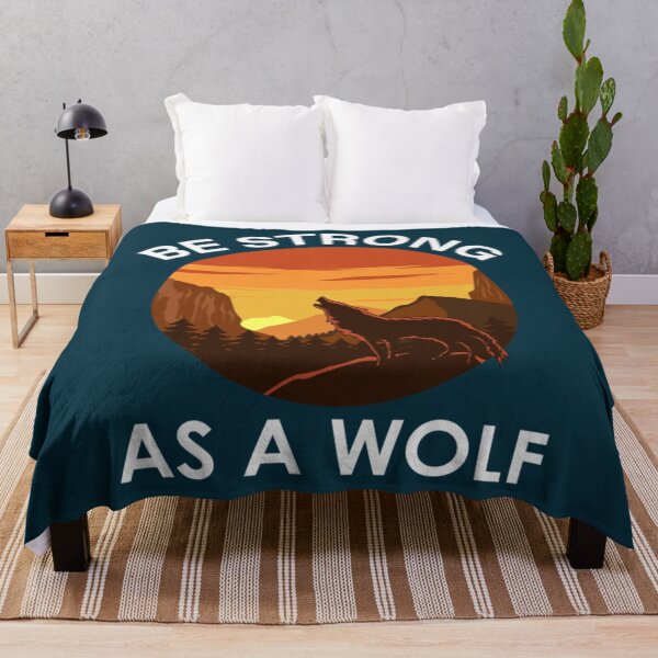 Item preview, Be Strong As A Wolf designed and sold by TeesBsStore.