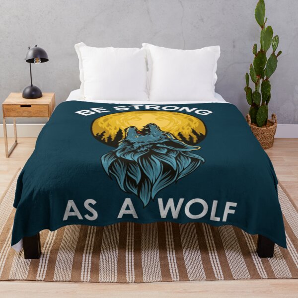 Item preview, Be Strong As A Wolf designed and sold by TeesBsStore.