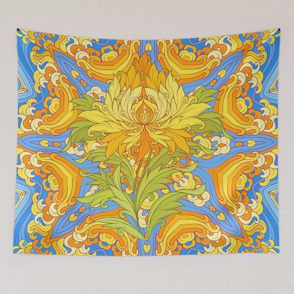 Item preview, zenith | tibetan flower designed and sold by Natasha Sedyakina.