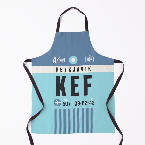 Item preview, Luggage Tag A - KEF Reykjavik Iceland designed and sold by VoodooCircus.
