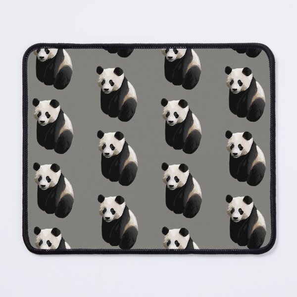 Item preview, Asphalt Gray - Realistic Giant Panda Illustration designed and sold by Amanda Roos.