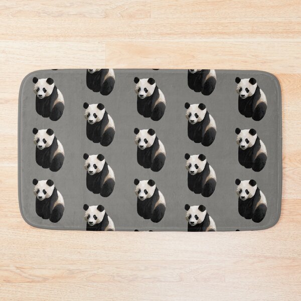 Item preview, Asphalt Gray - Realistic Giant Panda Illustration designed and sold by Amanda Roos.