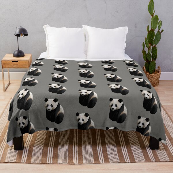 Item preview, Asphalt Gray - Realistic Giant Panda Illustration designed and sold by Amanda Roos.