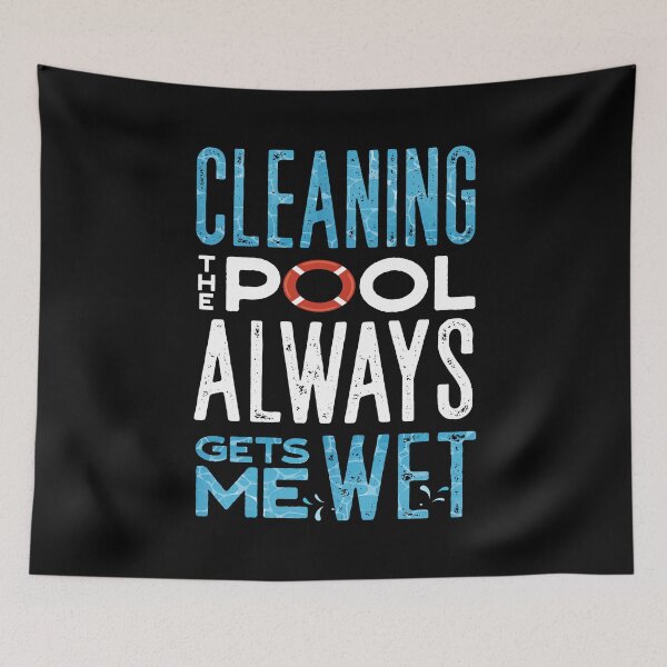 Item preview, Pool Guy Service Cleaning The Pool Always Gets Me Wet Pun designed and sold by ShopTheStyle.