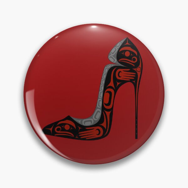 Item preview, Stiletto Shoe - Red & Black designed and sold by Lou-ann Neel.