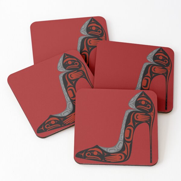 Item preview, Stiletto Shoe - Red & Black designed and sold by Lou-ann Neel.