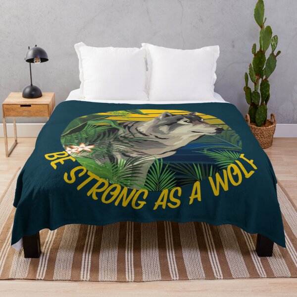 Item preview, Be Strong As A Wolf designed and sold by TeesBsStore.