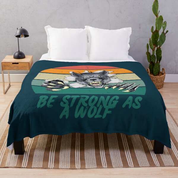 Item preview, Be Strong As A Wolf designed and sold by TeesBsStore.