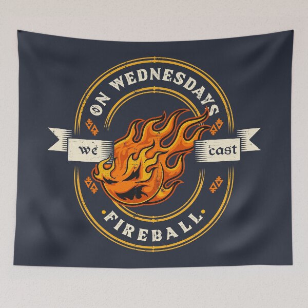 Item preview, On Wednesdays We Cast Fireball designed and sold by KennefRiggles.