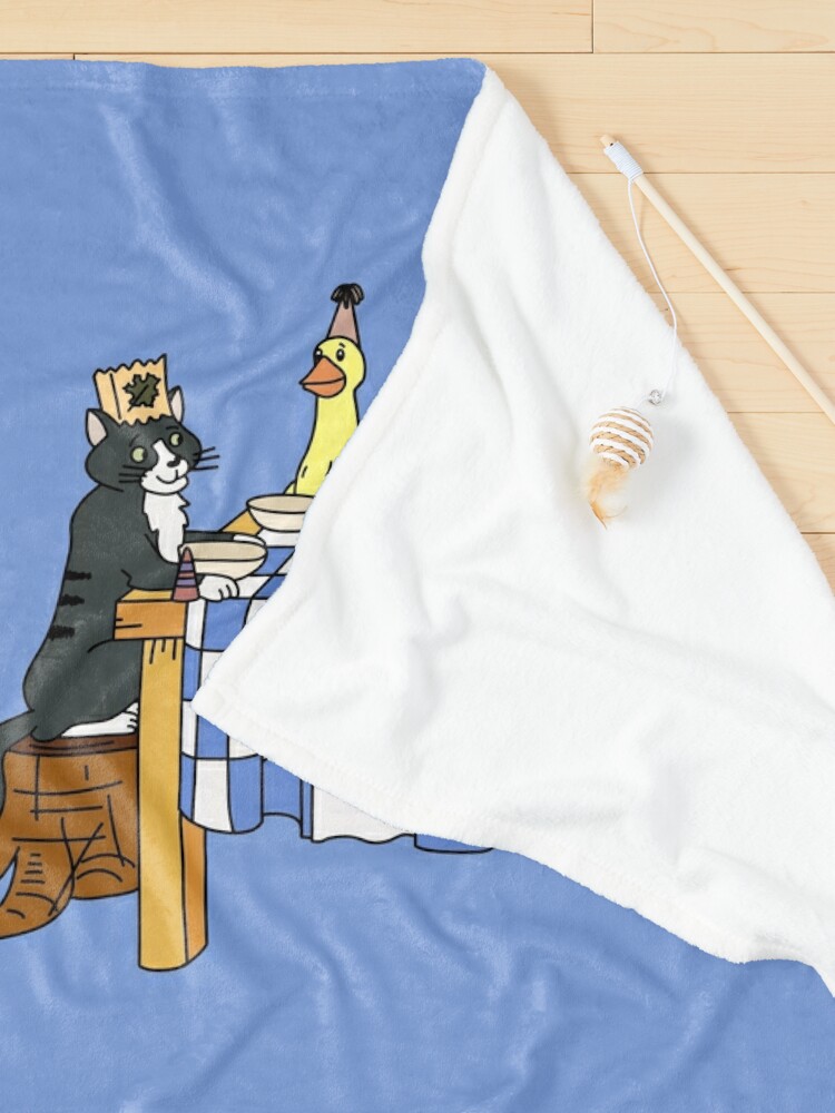 Alternate view of Little Bear and Friends Picnic Fan Art Pet Blanket