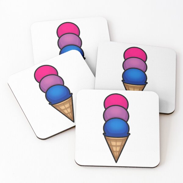 Item preview, Bisexual (Bi) Flag Ice cream designed and sold by PlayfullyPride.