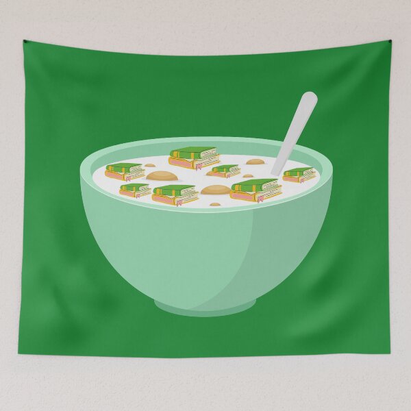 Item preview, Book Lover Cereal designed and sold by tmdaliggr.