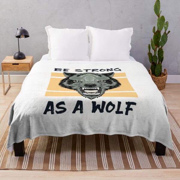 Item preview, Be strong as a wolfmotivational designed and sold by TeesBsStore.