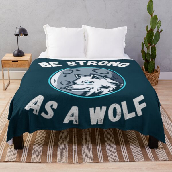Item preview, Be strong as a wolfmotivational designed and sold by TeesBsStore.