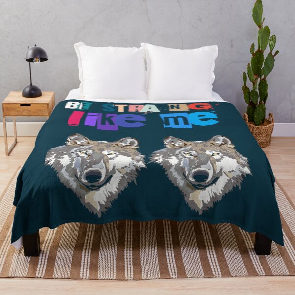 Item preview, be strong as a wolfstrong wolf designed and sold by TeesBsStore.