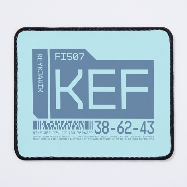 Item preview, Luggage Tag C - KEF Reykjavik Iceland designed and sold by VoodooCircus.