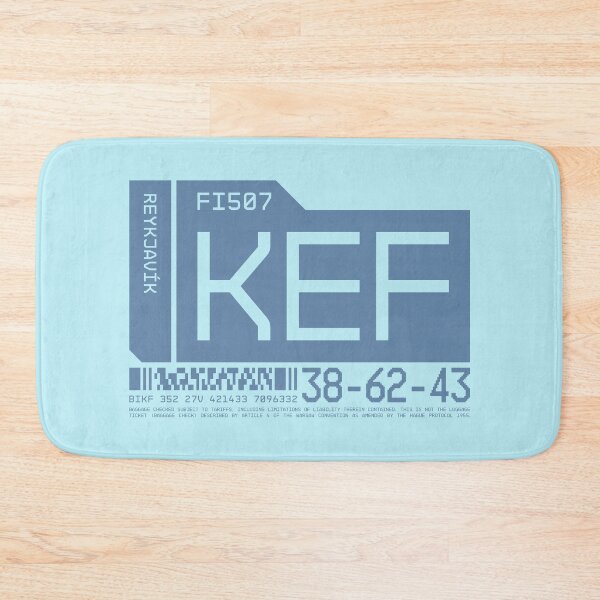 Item preview, Luggage Tag C - KEF Reykjavik Iceland designed and sold by VoodooCircus.