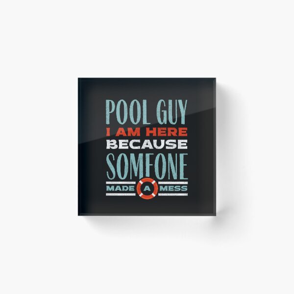 Item preview, Pool Guy Cleaner Pool Service Funny Quote designed and sold by ShopTheStyle.