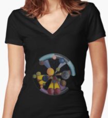 Parallel Universes Women's Fitted V-Neck T-Shirt