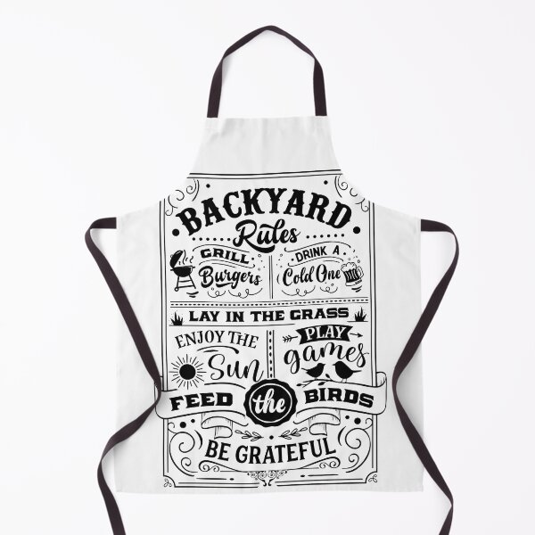 Item preview, Backyard Rules Poster designed and sold by DigiDesigns702.
