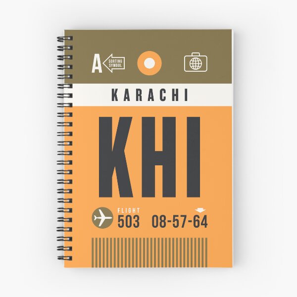 Item preview, Luggage Tag A - KHI Karachi Pakistan designed and sold by VoodooCircus.