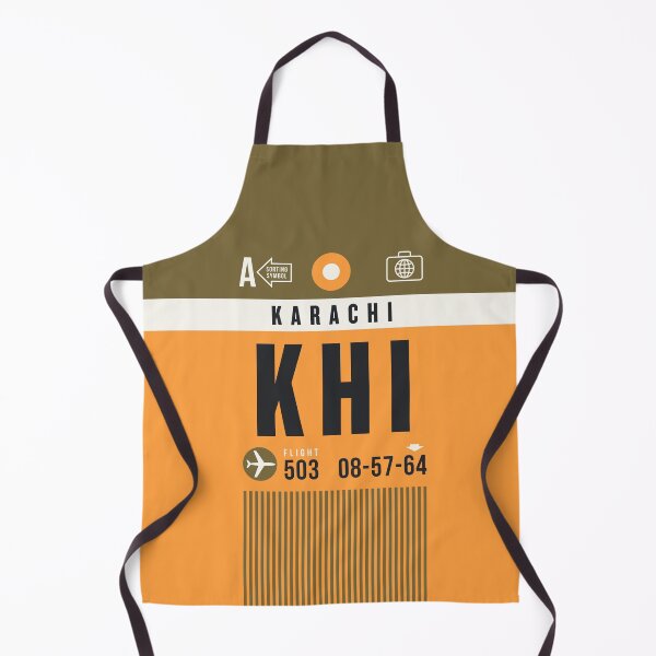 Item preview, Luggage Tag A - KHI Karachi Pakistan designed and sold by VoodooCircus.