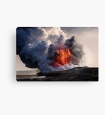 Kilauea Volcano at Kalapana 8 Canvas Print