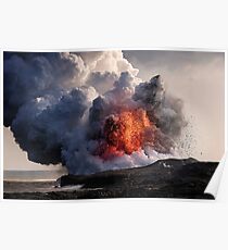 Kilauea Volcano at Kalapana 8 Poster