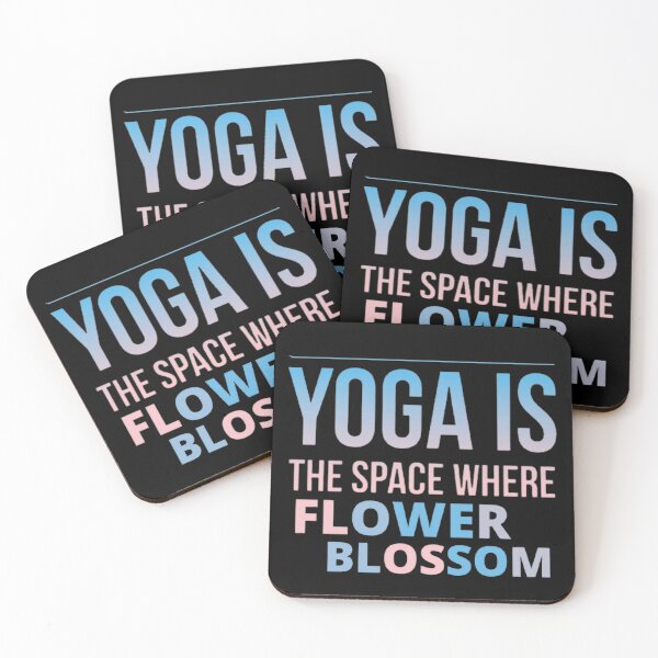 Item preview, Yoga is the space where flower blossoms designed and sold by Hammy97.