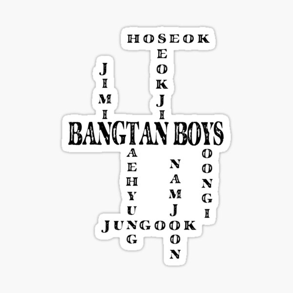 Bangtan Boys - Bts - Sticker
