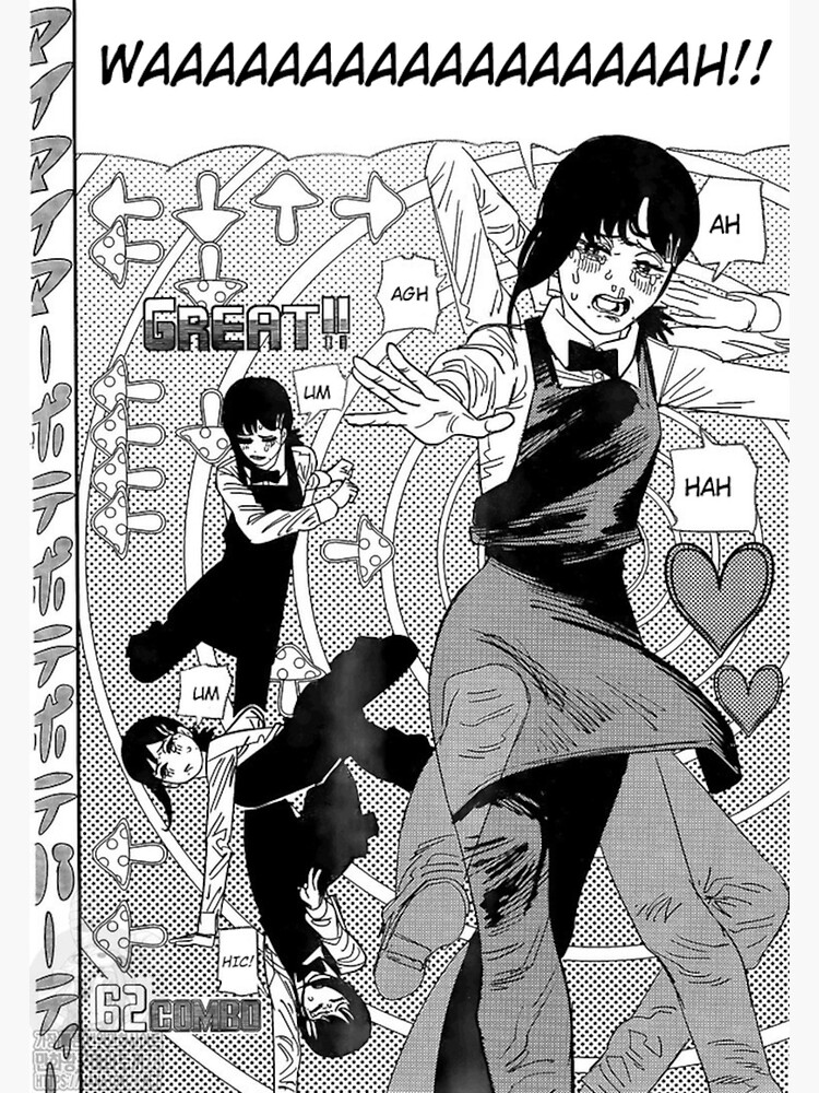 "Chainsaw Man Kobeni Dancing Crying DDR" Canvas Print for Sale by