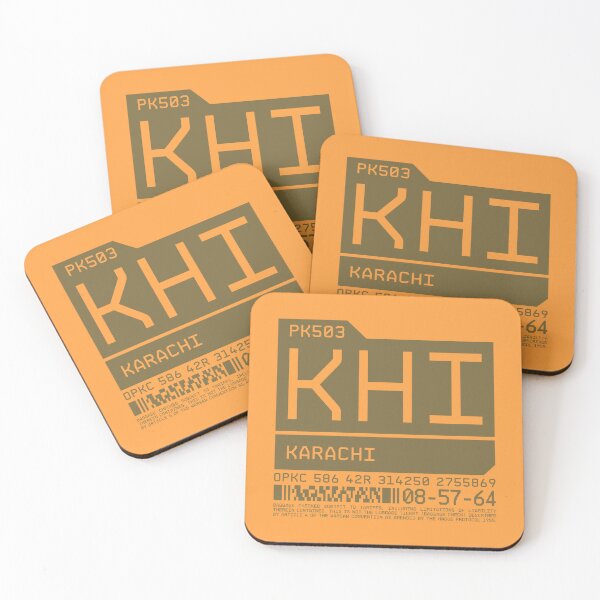 Item preview, Luggage Tag C - KHI Karachi Pakistan designed and sold by VoodooCircus.