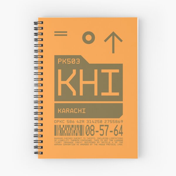 Item preview, Luggage Tag C - KHI Karachi Pakistan designed and sold by VoodooCircus.