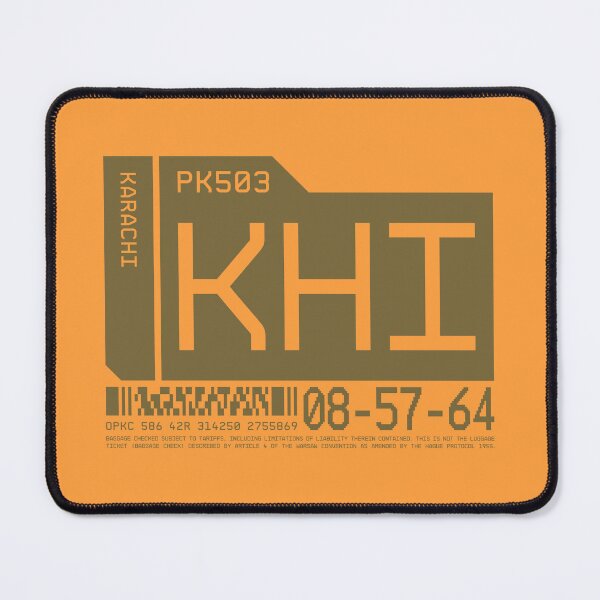 Item preview, Luggage Tag C - KHI Karachi Pakistan designed and sold by VoodooCircus.