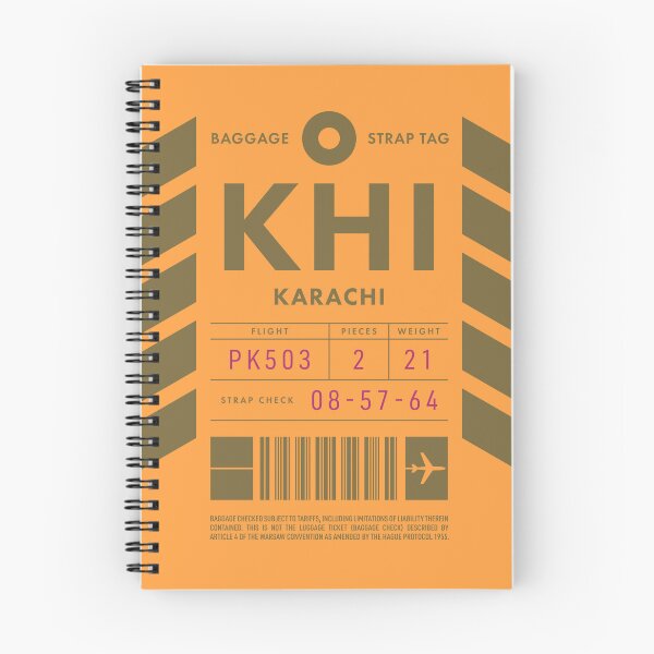 Item preview, Luggage Tag D - KHI Karachi Pakistan designed and sold by VoodooCircus.