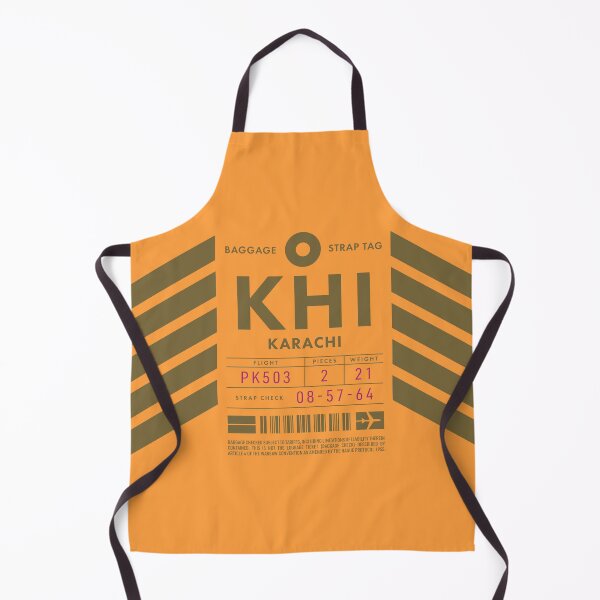 Item preview, Luggage Tag D - KHI Karachi Pakistan designed and sold by VoodooCircus.