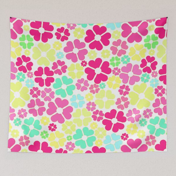 Item preview, Red and Yellow Y2K Flowers Pattern designed and sold by sfpatterns.