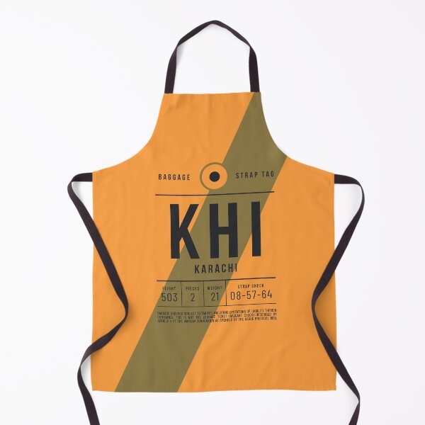 Item preview, Luggage Tag E - KHI Karachi Pakistan designed and sold by VoodooCircus.