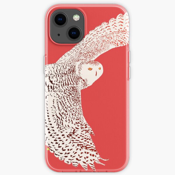 The chromatic white snowy owl iPhone Soft Case