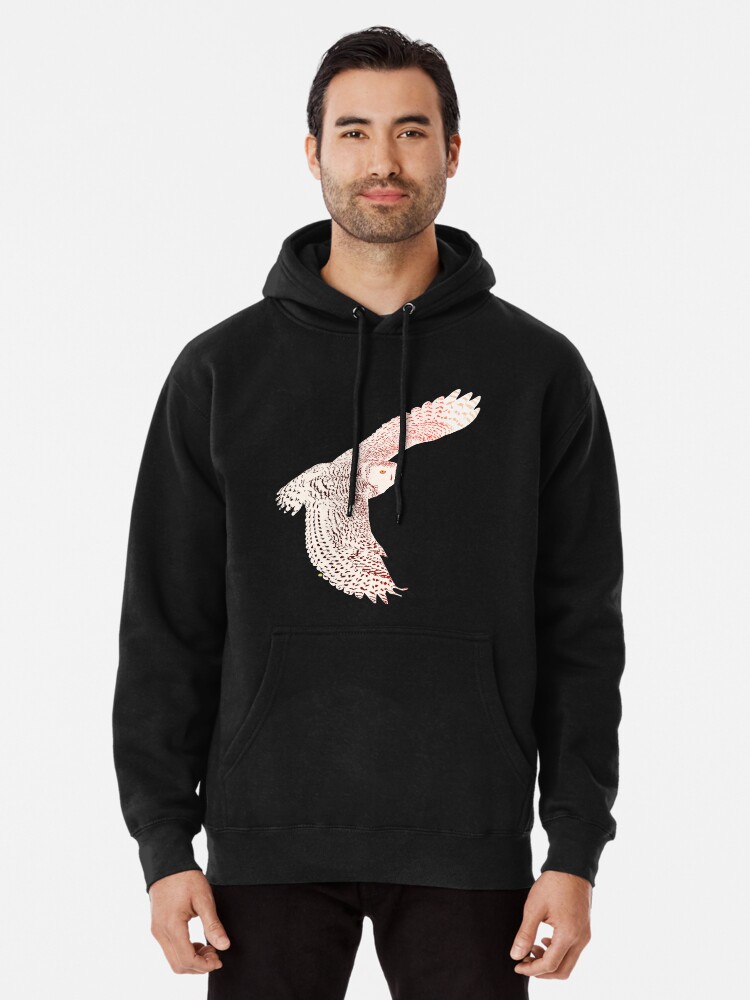 white owl hoodie