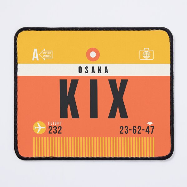Item preview, Luggage Tag A - KIX Osaka Japan designed and sold by VoodooCircus.