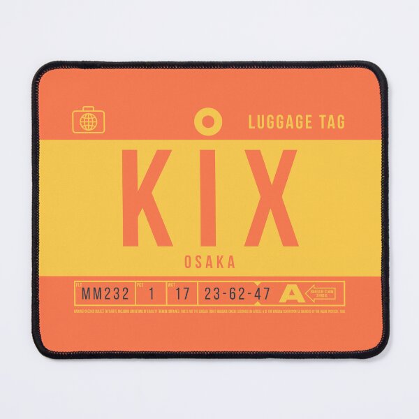 Item preview, Luggage Tag B - KIX Osaka Japan designed and sold by VoodooCircus.