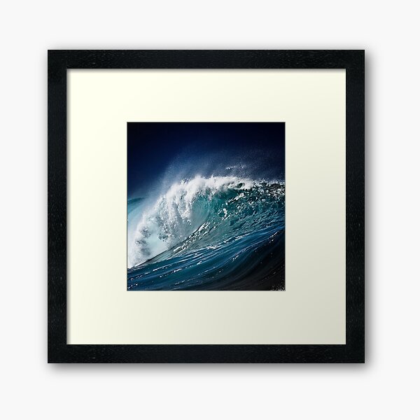 Winter Waves At Pipeline 15 Framed Art Print