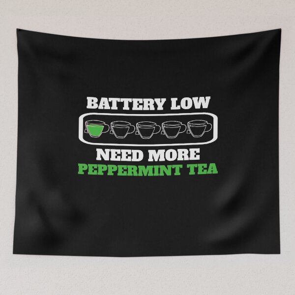 Item preview, Funny Mint Herbal Tea designed and sold by Salvadax.