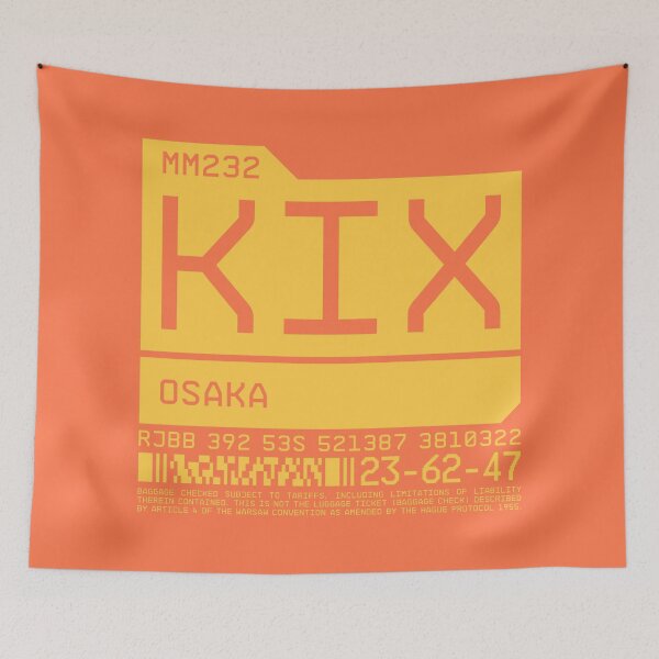 Item preview, Luggage Tag C - KIX Osaka Japan designed and sold by VoodooCircus.