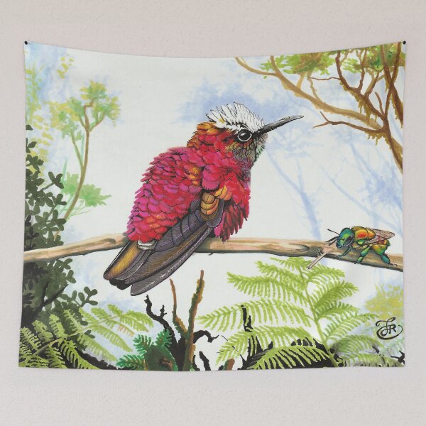 Item preview, Snow Capped Hummingbird designed and sold by Jessicas-Corner.