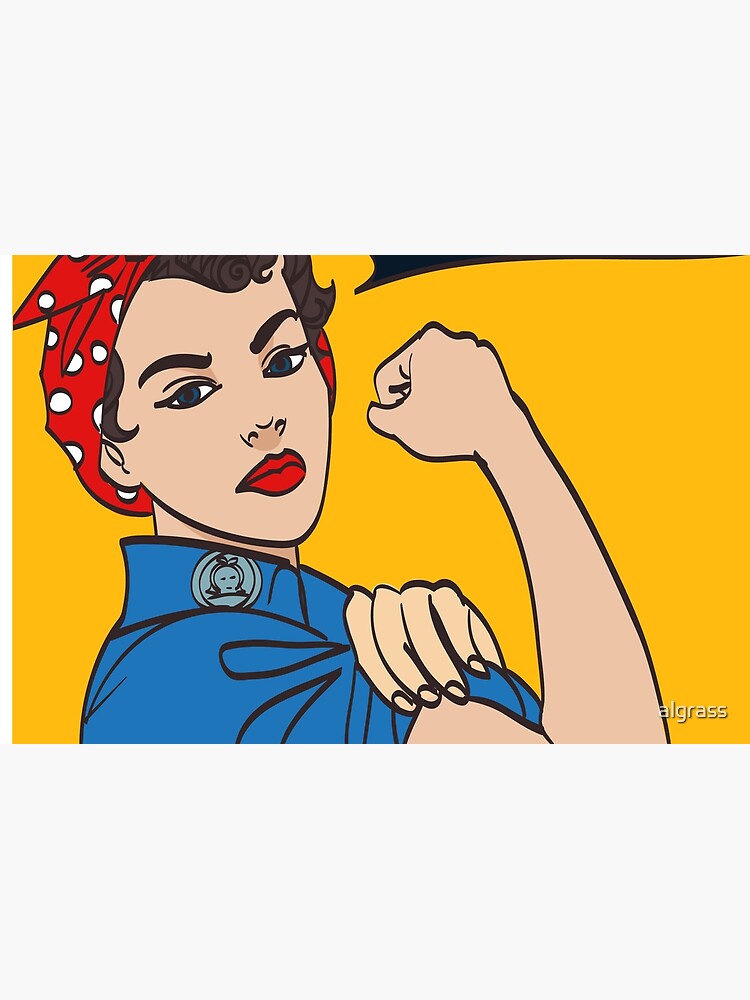 Sticker We Can Do It. Iconic woman's fist/symbol of female power