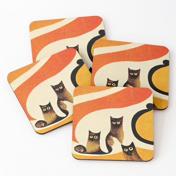 Item preview, Groovy Cats designed and sold by Retro Travel Design.