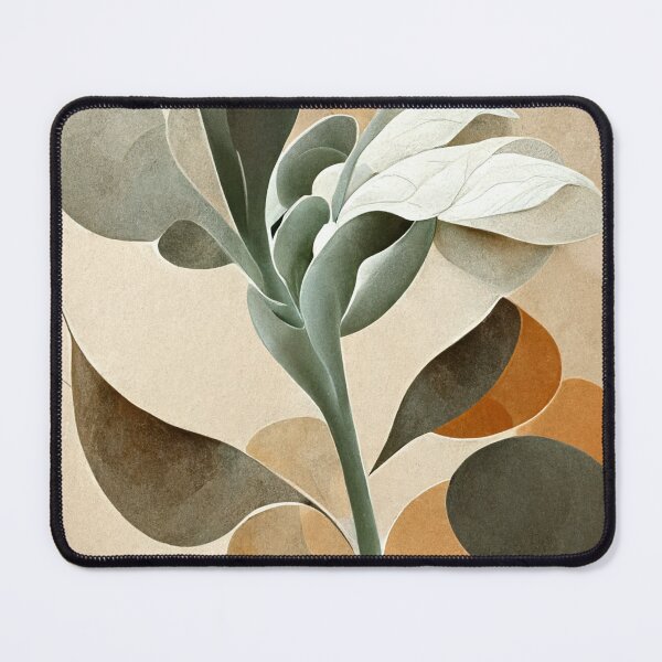 Item preview, Abstract Plants Natural Tones Colors Boho designed and sold by deificusArt.