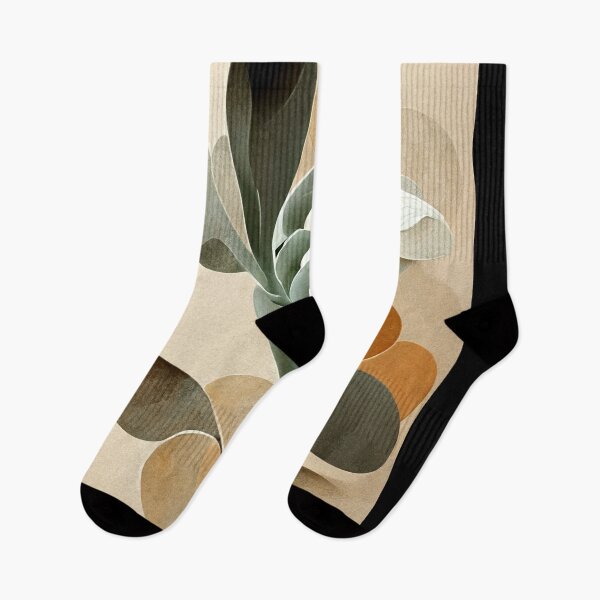 Item preview, Abstract Plants Natural Tones Colors Boho designed and sold by deificusArt.